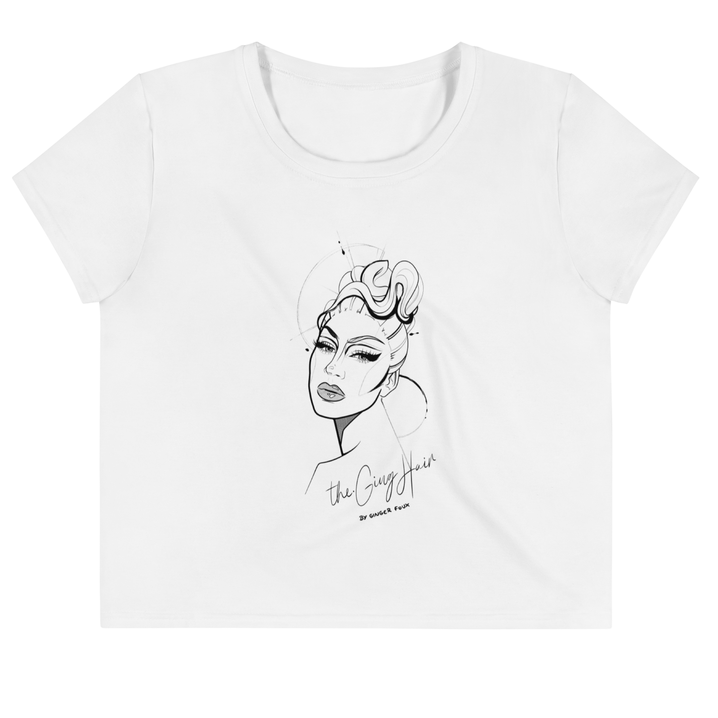 the.GingHair Crop Tee