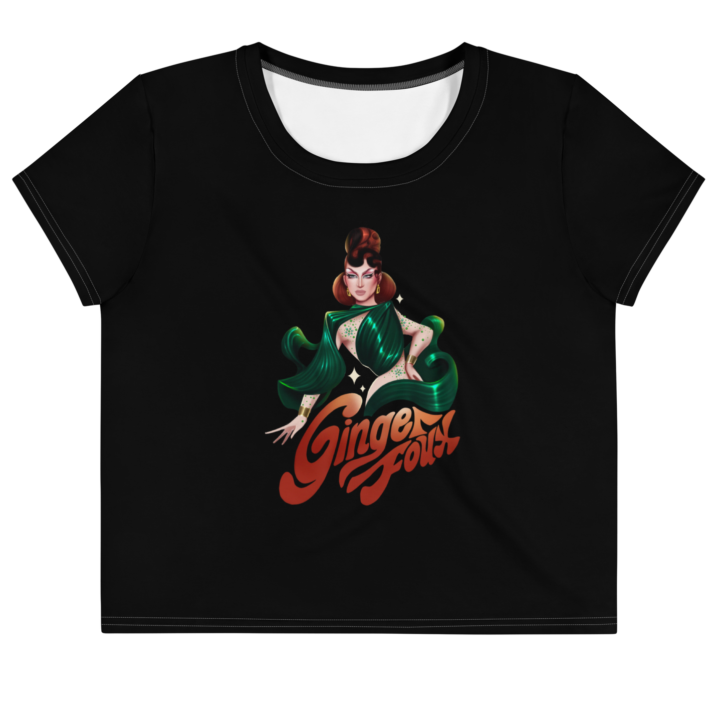 Ginger Foux Crop Tee