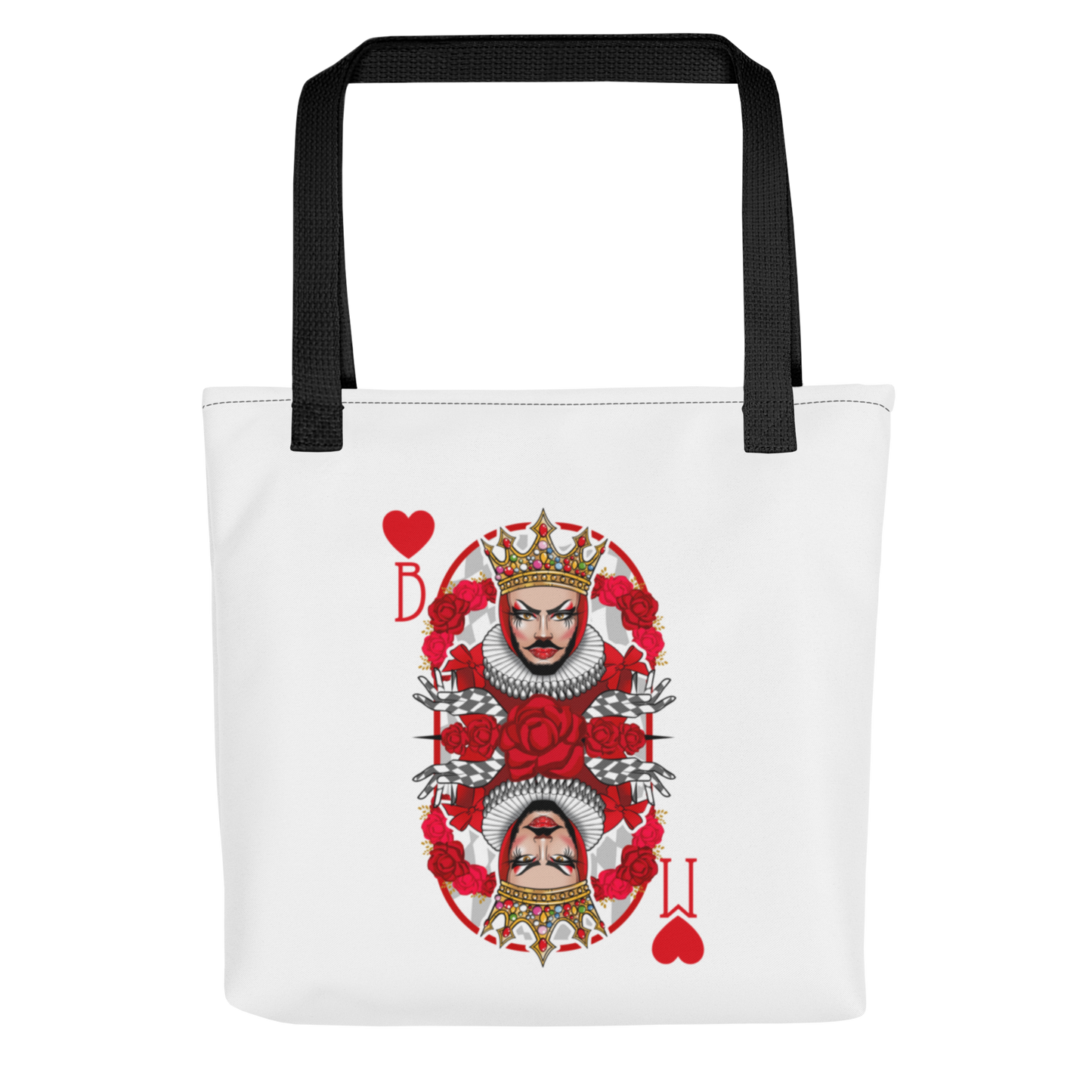 Bambi Mercury Queen of Hearts Tote Bag