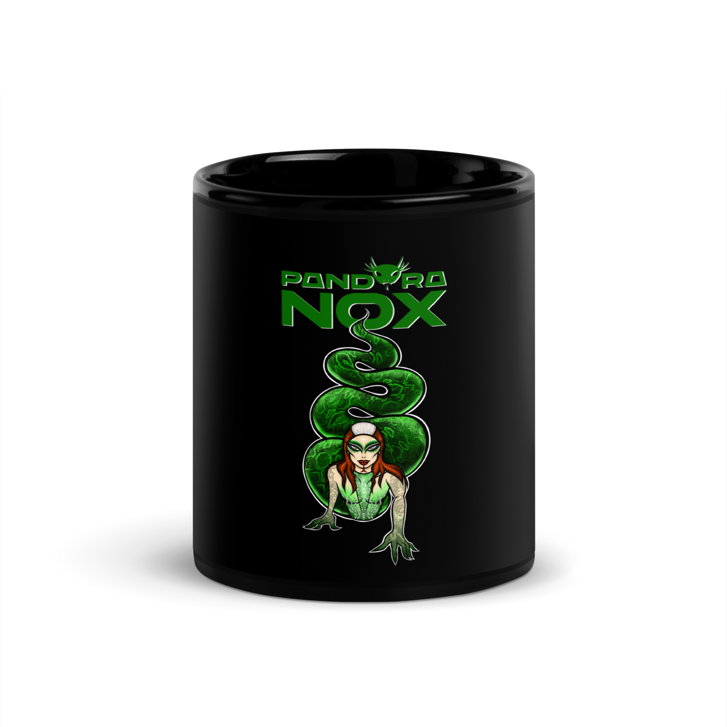 Pandora Nox Black Glossy Mug