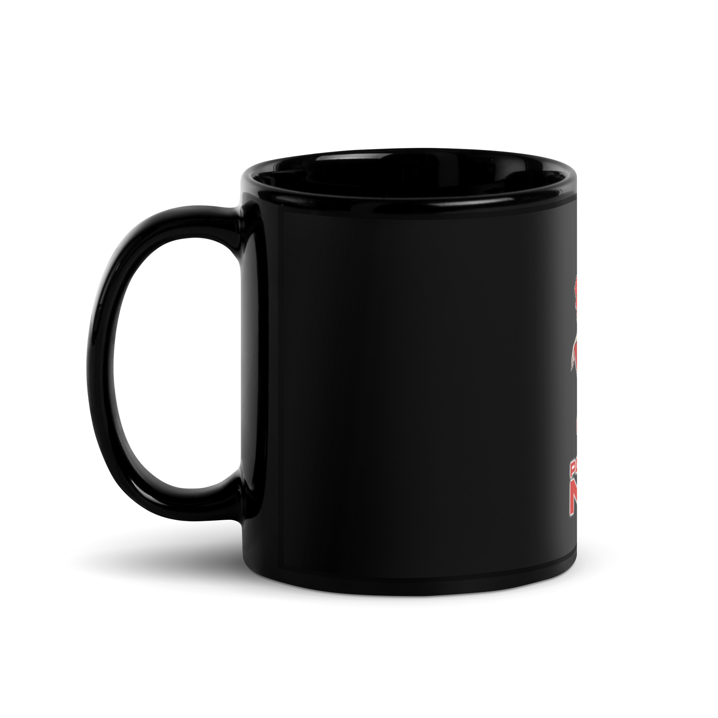 Pandora Nox Black Glossy Mug RED