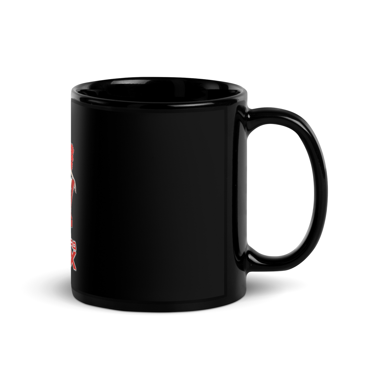 Pandora Nox Black Glossy Mug RED