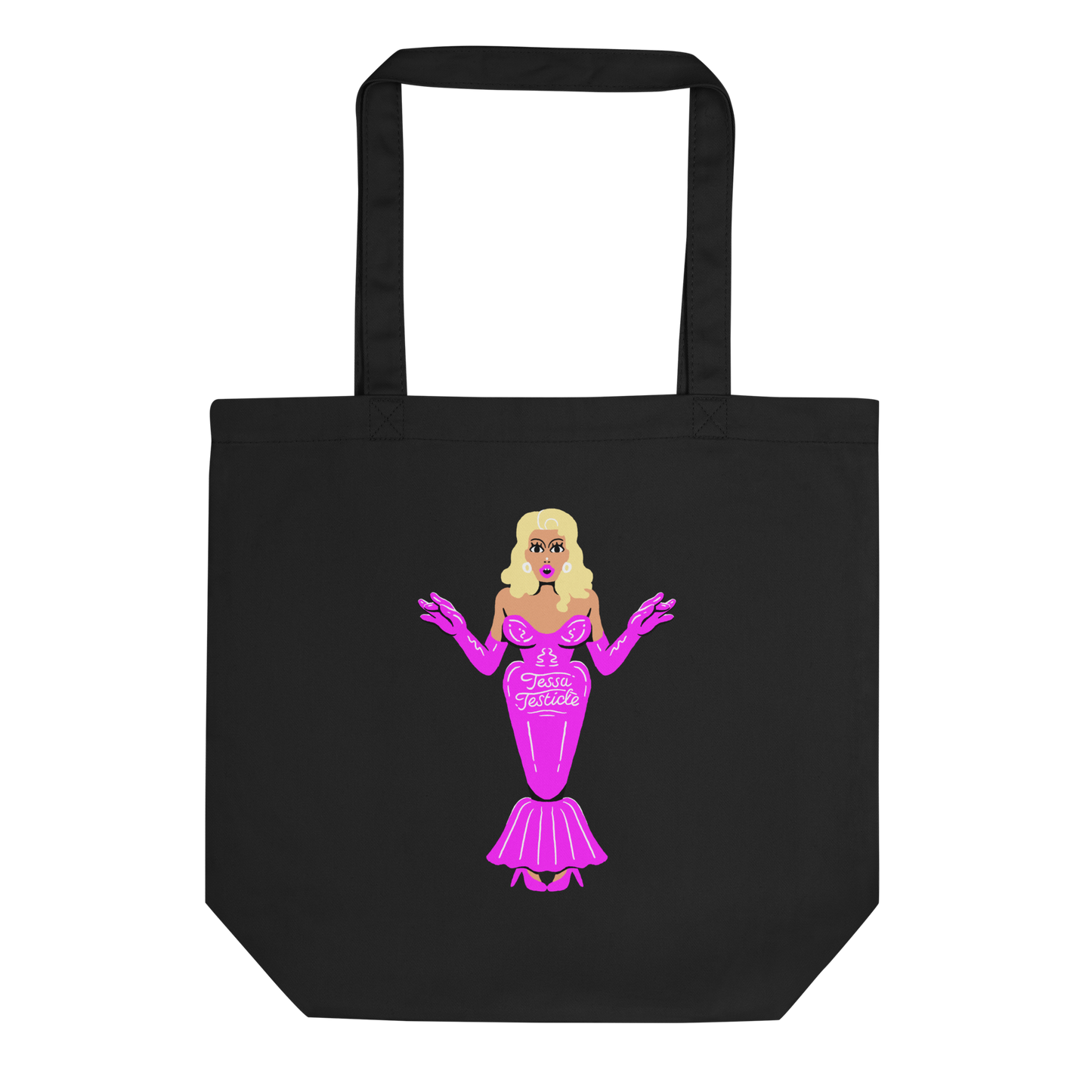 Tessa Pink Dress Tote Bag