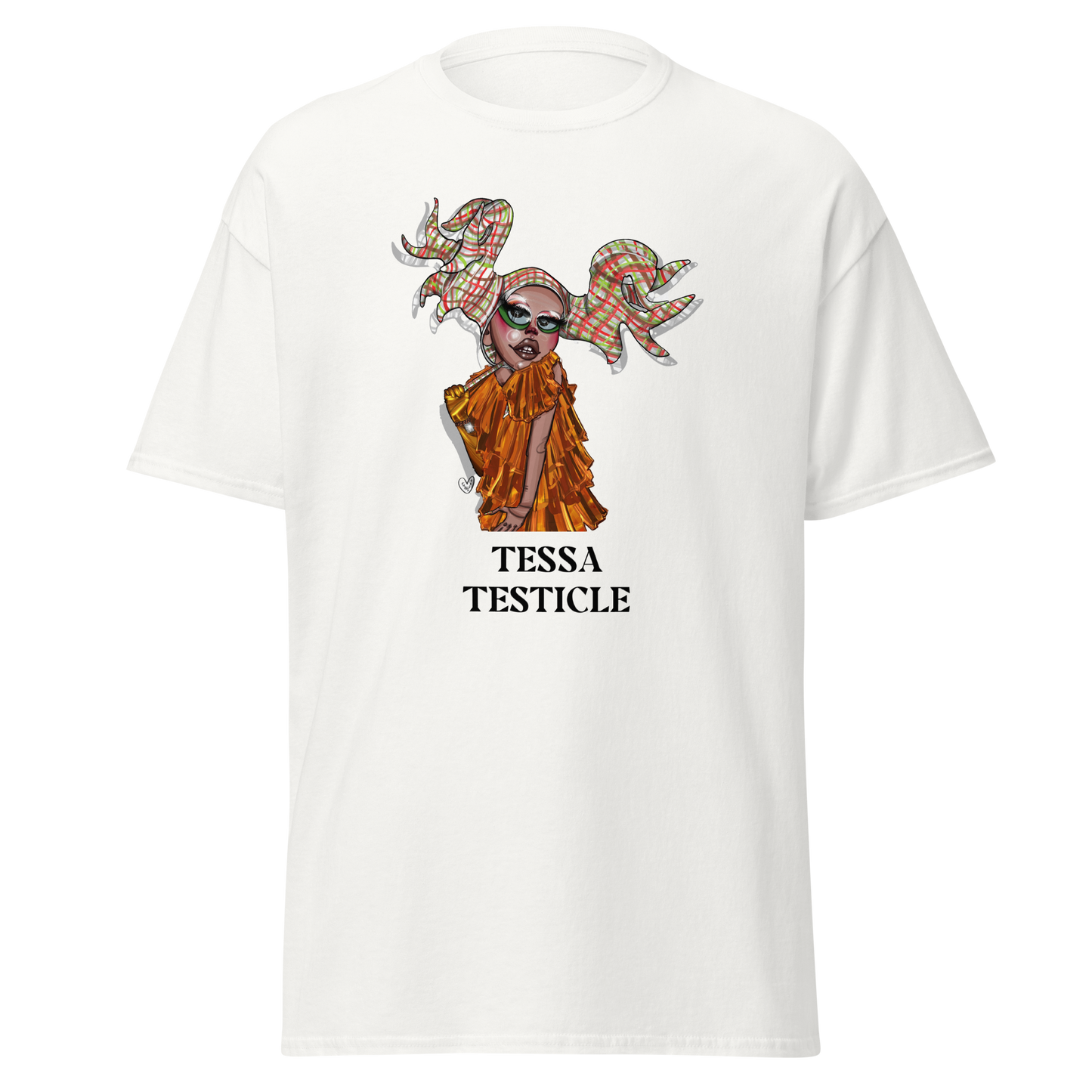 Tessa Graphic Shirt White