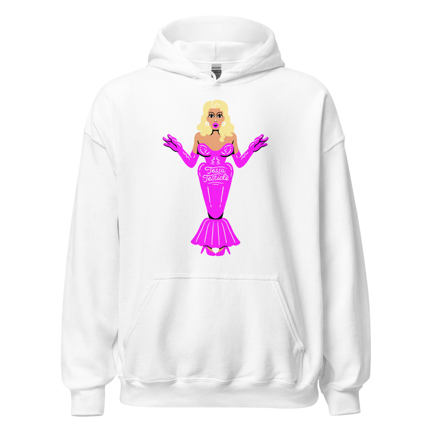 Tessa Pink Dress Hoodie