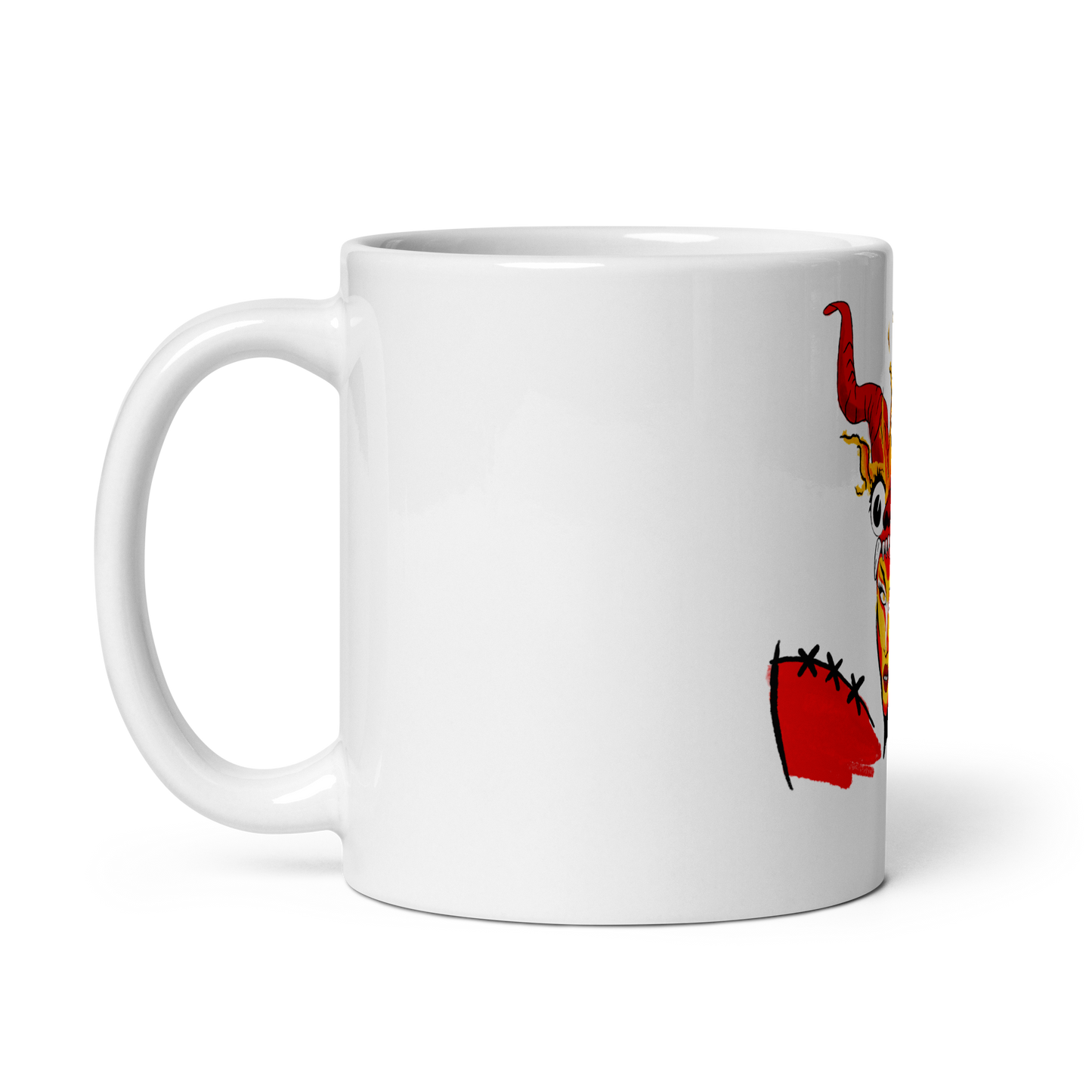 Barbie Q White Mug